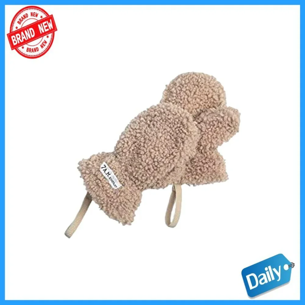 Baby Winter Hat Mittens Set Ultra Soft Fleece Lining Machine Washable